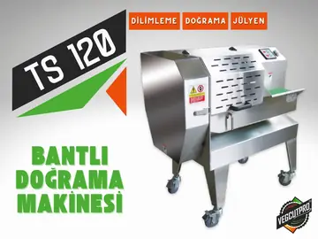 TS 120 Bantlı Sebze Doğrama Makinesi