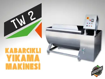 TW 2 Kabarcıklı Sebze Yıkama Makinesi