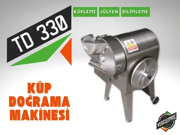 TD 330 Sebze Küp Doğrama Makinesi