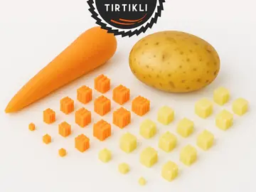 Sebze Tırtıklı Küp 1